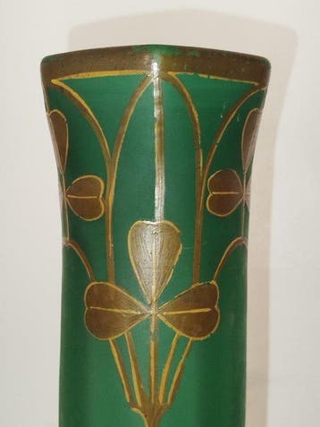 François Théodore Legras (1839-1916)- vase émaillé