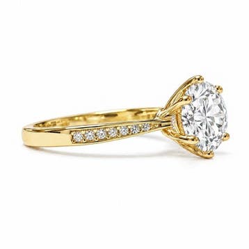 Zonder minimumprijs - Ring - 18 karaat Geel goud - 2.39ct., Nieuw