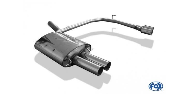 FOX BMW E60/61 520d 525d 530d einddemper uitgang rechts/link, Autos : Pièces & Accessoires, Systèmes d'échappement, Envoi