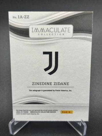 2023/24 Panini Immaculate Collection Zinedine Zidane, Collections