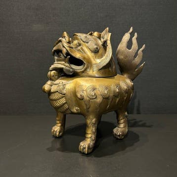 Brûleur dencens - Bronze - Encensoir en bronze en forme de
