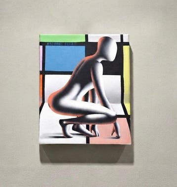Mark Kostabi (1960) - Aligned For Transition - Unique