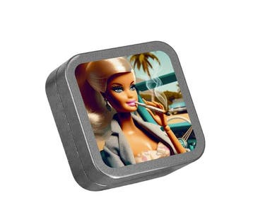 Aluminium Kruidengrinder Blonde Print – Ø53mm  Zilver, Verzenden, Nieuw