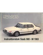 1983 SAAB 900 INSTRUCTIEBOEKJE NEDERLANDS