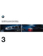 1997 BMW 3 SERIE COMPACT SPORT EDITION BROCHURE DUITS