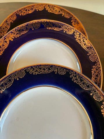 Lomonosov Imperial Porcelain Factory - COBALT BLUE - Schotel