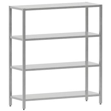 Stelling | STANDARD LINE EVO | RVS | 4 Niveaus | Diepte 400, Verzenden, Nieuw in verpakking