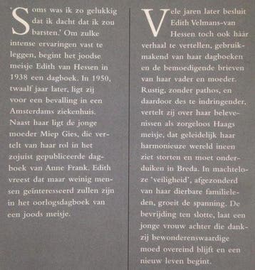 Het verhaal van Edith - van Hessen, Livres, Verzenden