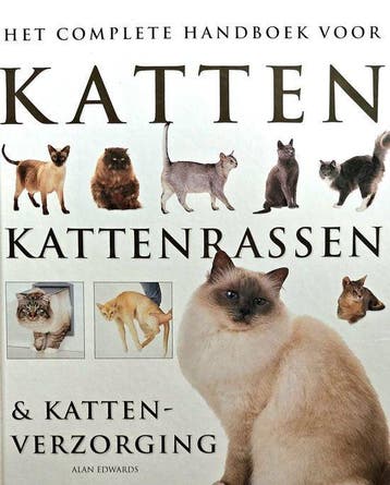 Katten, kattenrassen & kattenverzorging - Edwards, Boeken, Verzenden, Nieuw
