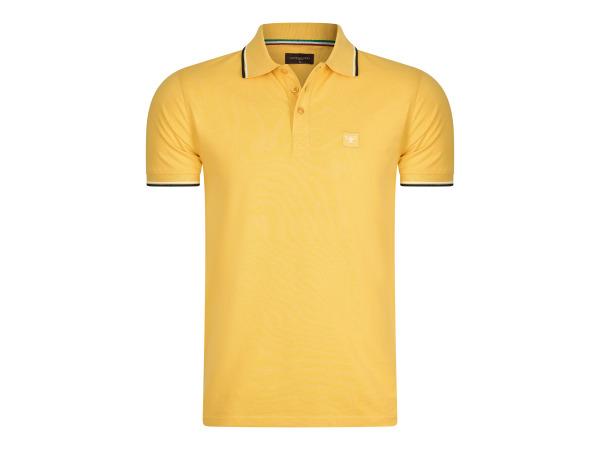 Veiling - Cappuccino Italia Polo Applique Pique - Geel - XL, Vêtements | Hommes, T-shirts
