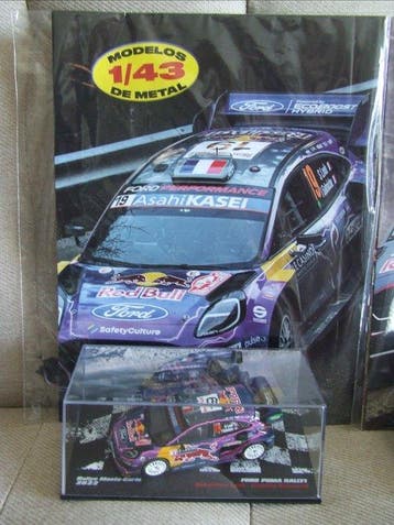 Ford Marca Oficial 1:43 - Modelauto (4) - Ford Puma Rally, Hobby en Vrije tijd, Nieuw