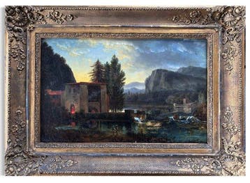 Carl Blechen (1798-1840), Suiveur de - Italienische