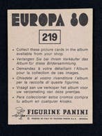 1980 Panini #219 Europa 80 - Badge: Hungary - 1 Sticker -, Nieuw