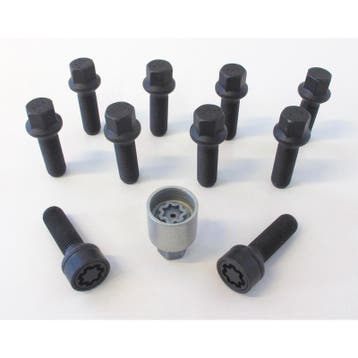 H&R Wielboutenset bolkonisch R14 M14x1.50 - Lengte 28mm - Zw, Auto-onderdelen, Verzenden, Nieuw