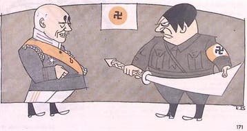 Japan geeft Hitler een zwaard cadeau (lijst optie, Lithos), Antiek en Kunst, Verzenden