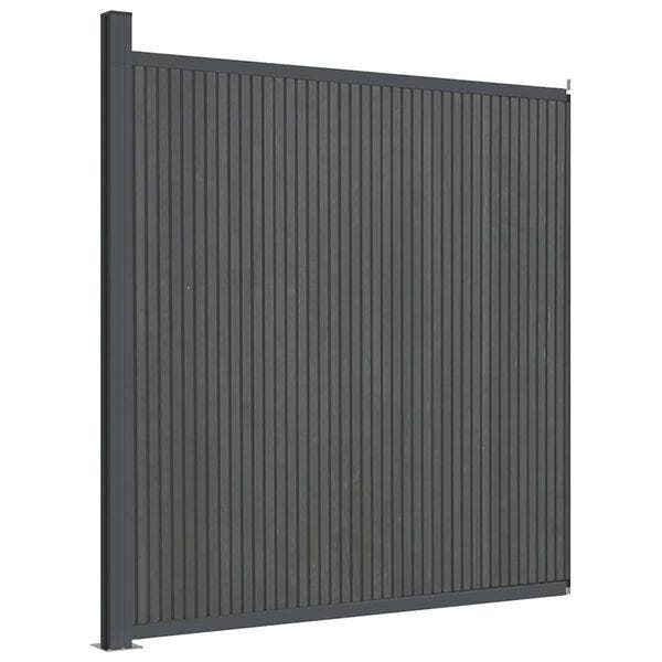 HKC Schutting Grijs | 61% korting | Retour deal, Tuin en Terras, Tuinschermen, Zo goed als nieuw, Composiet, 150 tot 200 cm, 150 tot 200 cm