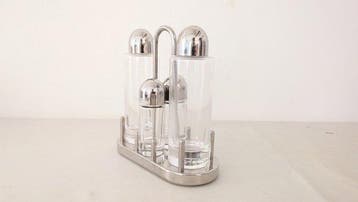 Alessi - Ettore Sottsass - Olie-en-azijnstelletje - 5070 -, Antiek en Kunst