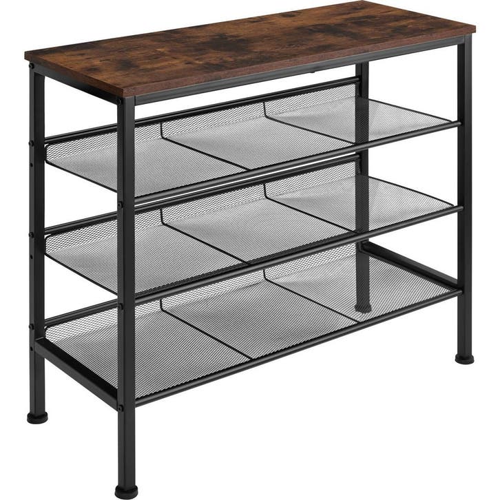 tectake Schoenenrek Wolverhampton 75,5x30,5x69,5cm - Industr, Huis en Inrichting, Overige Huis en Inrichting, Verzenden