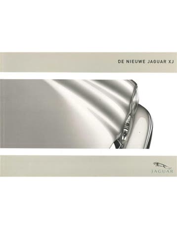 2003 JAGUAR XJ BROCHURE ENGELS