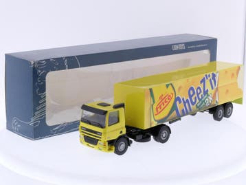 Schaal 1:50 Lion-toys No. 36 DAF CF 75 310 trekker met tr..., Hobby en Vrije tijd, Modelauto's | 1:50, Ophalen of Verzenden, Gebruikt
