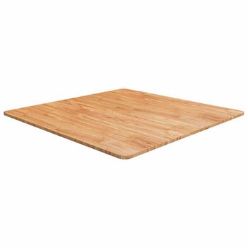vidaXL Tafelblad vierkant 90x90x1,5cm massief eiken, Verzenden
