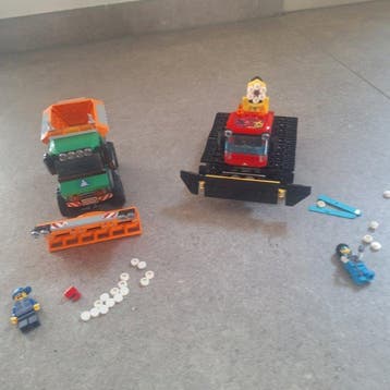 Lego Set - 60222, 60083 - Ville - Sneeuw schuiver, Nieuw
