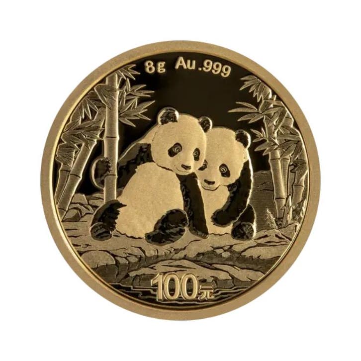 8 gram gouden panda munt 2026, Timbres & Monnaies, Métaux nobles & Lingots
