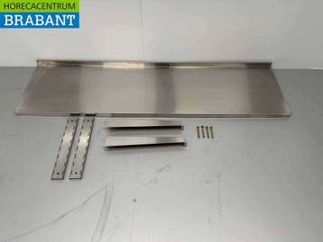 HCB RVS Wandschap Schap Basic-line 150 x 40 cm Horeca, Ophalen of Verzenden