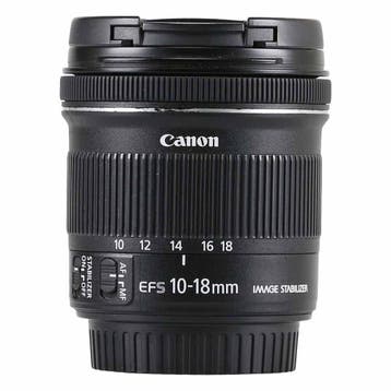 Canon EF-S 10-18mm f/4.5-5.6 IS STM met garantie, Ophalen of Verzenden