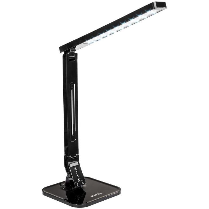tectake Bureaulamp, LED, dimbaar, inklapbaar, 14W - per stuk, Maison & Meubles, Lampes | Lampes de table, Envoi