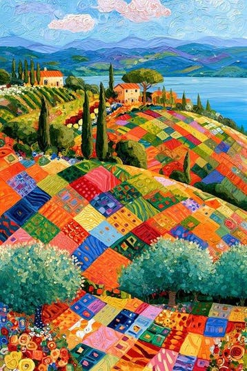 Felix van Horst - Pastoral Patchwork (XXL)