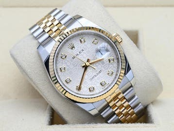Rolex Datejust Ref. 116233 Year 2010 (Box & Papers), Handtassen en Accessoires, Horloges | Heren, Rolex, Polshorloge, Ophalen of Verzenden