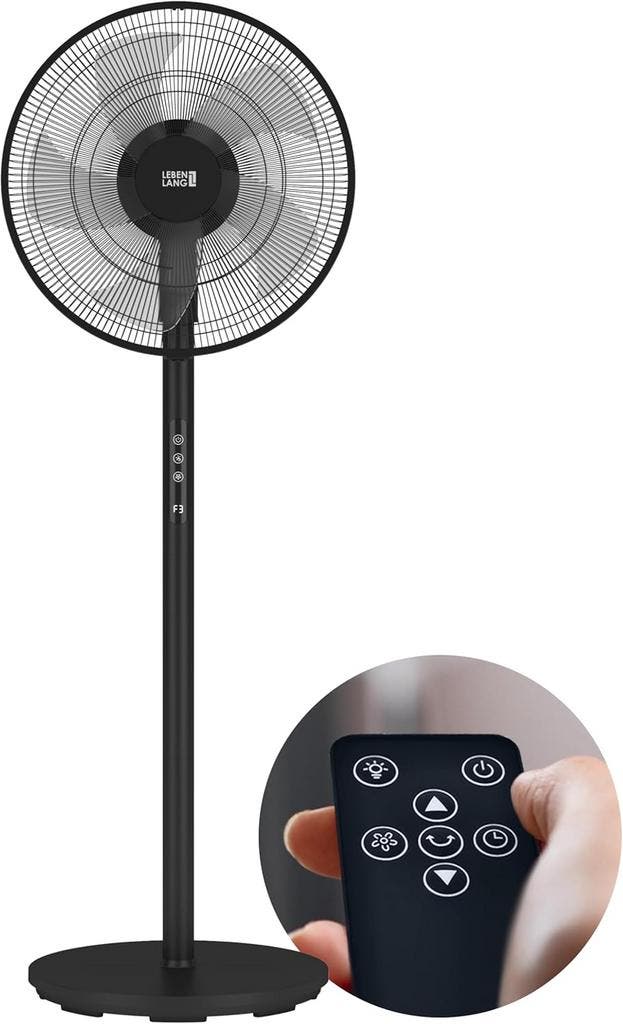 2dekans | LEBENLANG - Staande Ventilator met, TV, Hi-fi & Vidéo, Télécommandes, Enlèvement ou Envoi