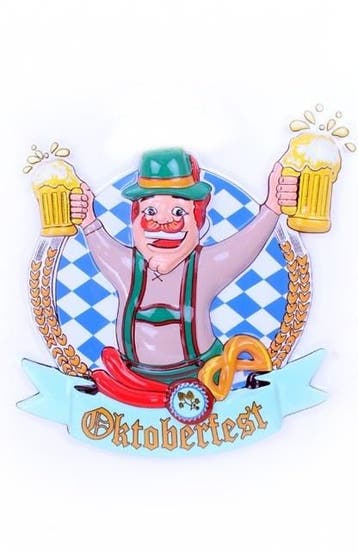 Oktoberfest Wanddecoratie Bierpullen 44cm, Verzenden, Nieuw