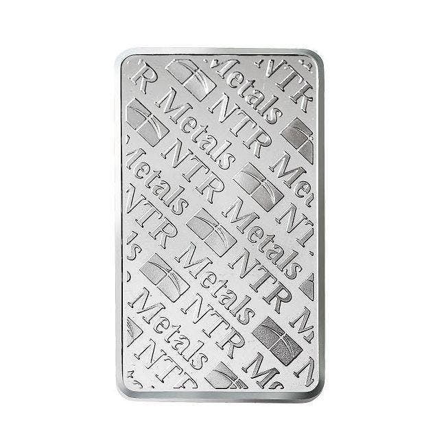 10 troy ounce - Zilver .999 - 10 oz NTR .999 Fine Silver Bar, Postzegels en Munten, Edelmetalen en Baren