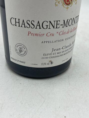 2021 Jean Claude Ramonet Clos de la Boudriotte red -