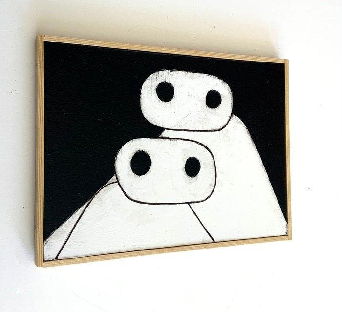 Paulus Noomen - Together, Antiek en Kunst, Kunst | Schilderijen | Modern