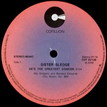 Sister Sledge - Hes The Greatest Dancer / We Are Family, Verzenden, Gebruikt