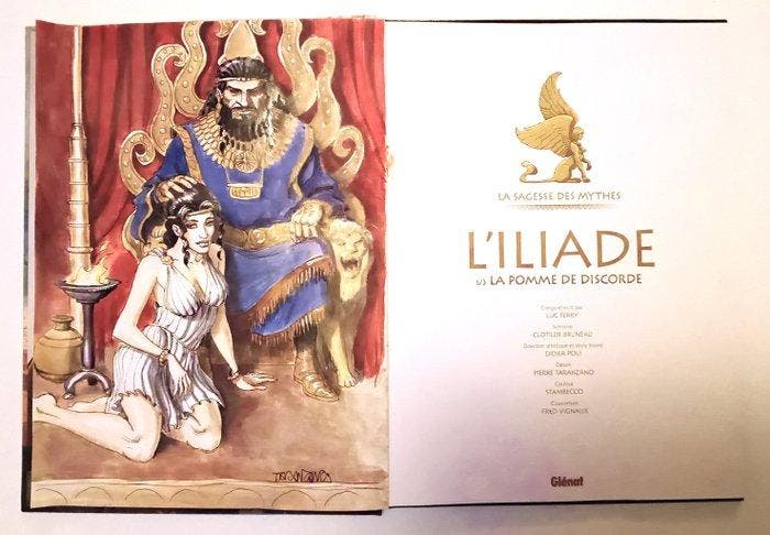 LIliade T1 - La Pomme de discorde + dédicace couleur - C -, Livres, BD
