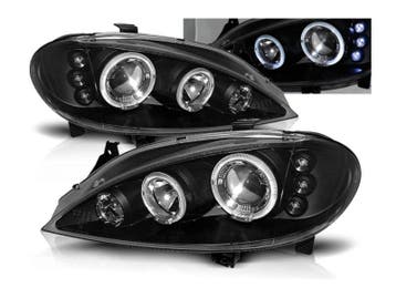 Angel Eyes koplampen Black geschikt voor Renault Megane, Verzenden, Nieuw, Renault