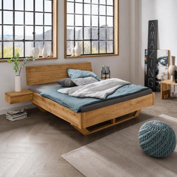 Van Schaik Wellington Massief Houten Bed - 140 x 220, Nieuw