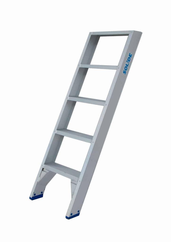 Solide enkele trap 5 treden – 1.25m, Bricolage & Construction, Échelles & Escaliers, Enlèvement ou Envoi