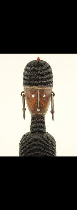 African Namji fertility doll - Sculpture - Namji Doll -