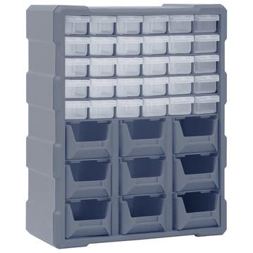 vidaXL Organiser met 39 lades 38x16x47 cm, Verzenden