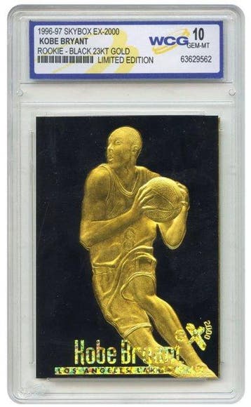 1996/97 Skybox ex-2000 Kobe Bryant Rookie - Black - Limited, Nieuw