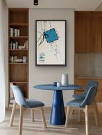 Laura Pinchete - Geometría de emociones en azul