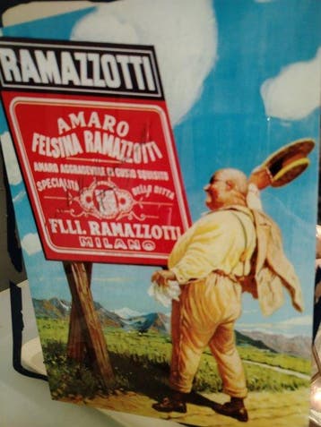 Bar - Ramazzotti - Publicitaire - Italie 1960s - Céramique,