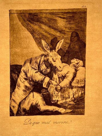 Francisco de Goya (1746-1828), after - Los Caprichos - ¿De