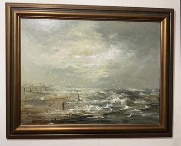 John Bevort (1917-1996) - Strandgezicht (Paletmes)