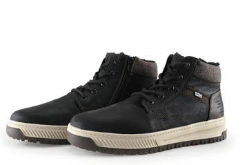 Rieker Veterboots in maat 43 Zwart, Verzenden, Zwart, Boots, Zo goed als nieuw